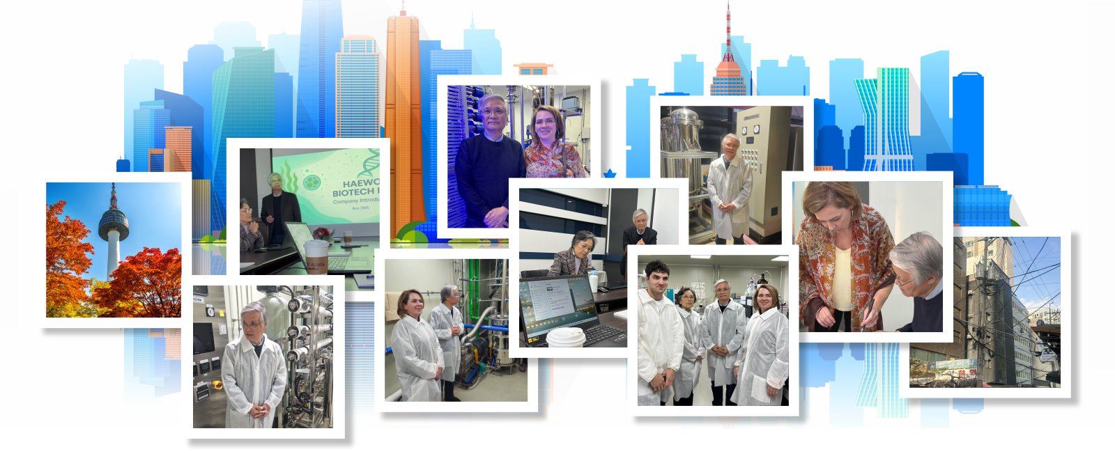 Сеул, на фото Татьяна Куриленко, Джозеф Джен, Данил Новоковский